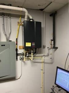 Commercial Rinnai install